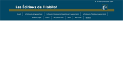 Desktop Screenshot of editionshabitat.com
