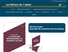Tablet Screenshot of editionshabitat.com